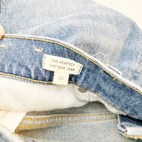 Madewell The Perfect Vintage Jean Denim Jeans Size 31 - Picture 5 of 9